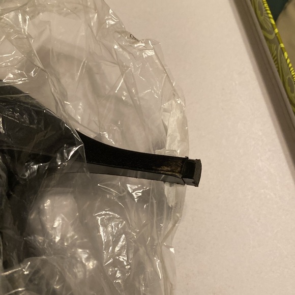 Gianni Bini Black Rhinestone Peep Toe Heels size 9 - Picture 6 of 7